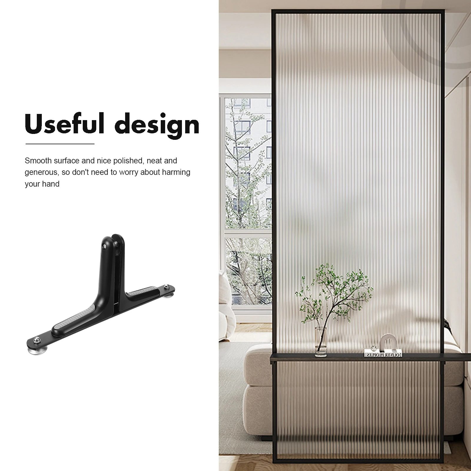 

Thickened Divider Base Metal Room Divider Stand For Home Office Screen Support Brackets Wear-Resistant Holder Storage Rack