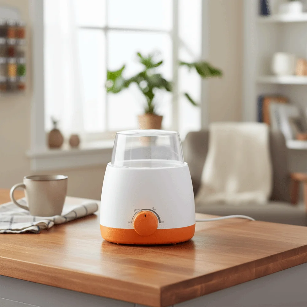 EU Plug Baby Bottle Warmer Temperature Adjustment Thermal Milk Heater Safe Universal Baby Bottle Heater Travel