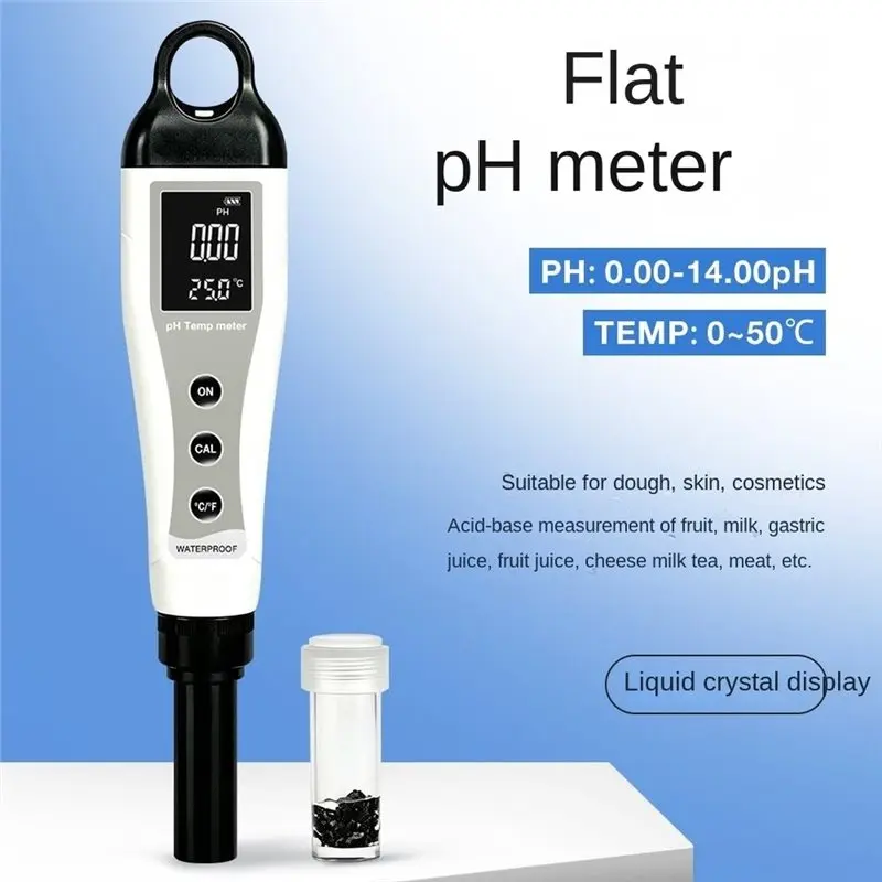 [NEWA08R】 Portable Water Quality Test Pen Temperature, Hardness, Conductivity Measurement& High-Precision Flat-Surface PH Tester
