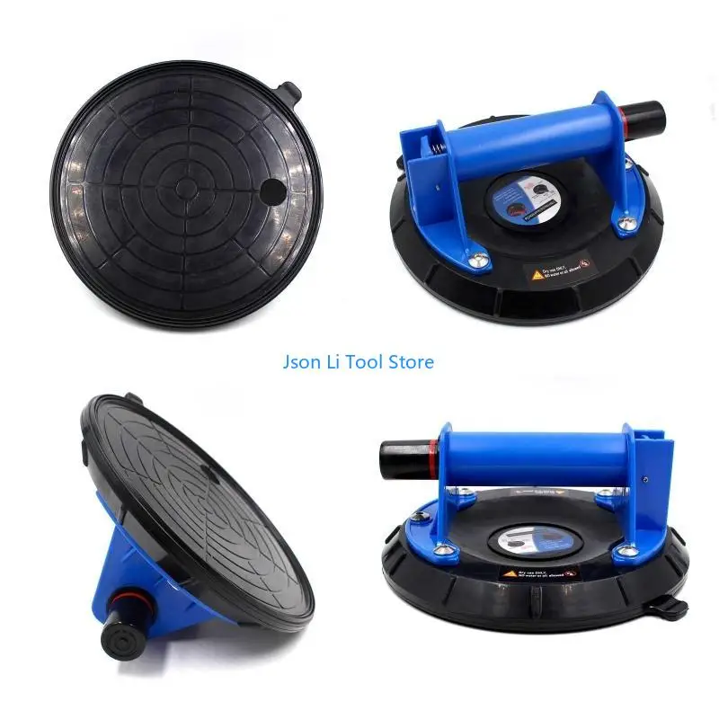 Y08D Piring Vakum Vakum Tahan Lahan Piring Vakum Tugas Berat Dengan Pegangan untuk Ubin Kaca Mirror Memindahkan Granit Lifting