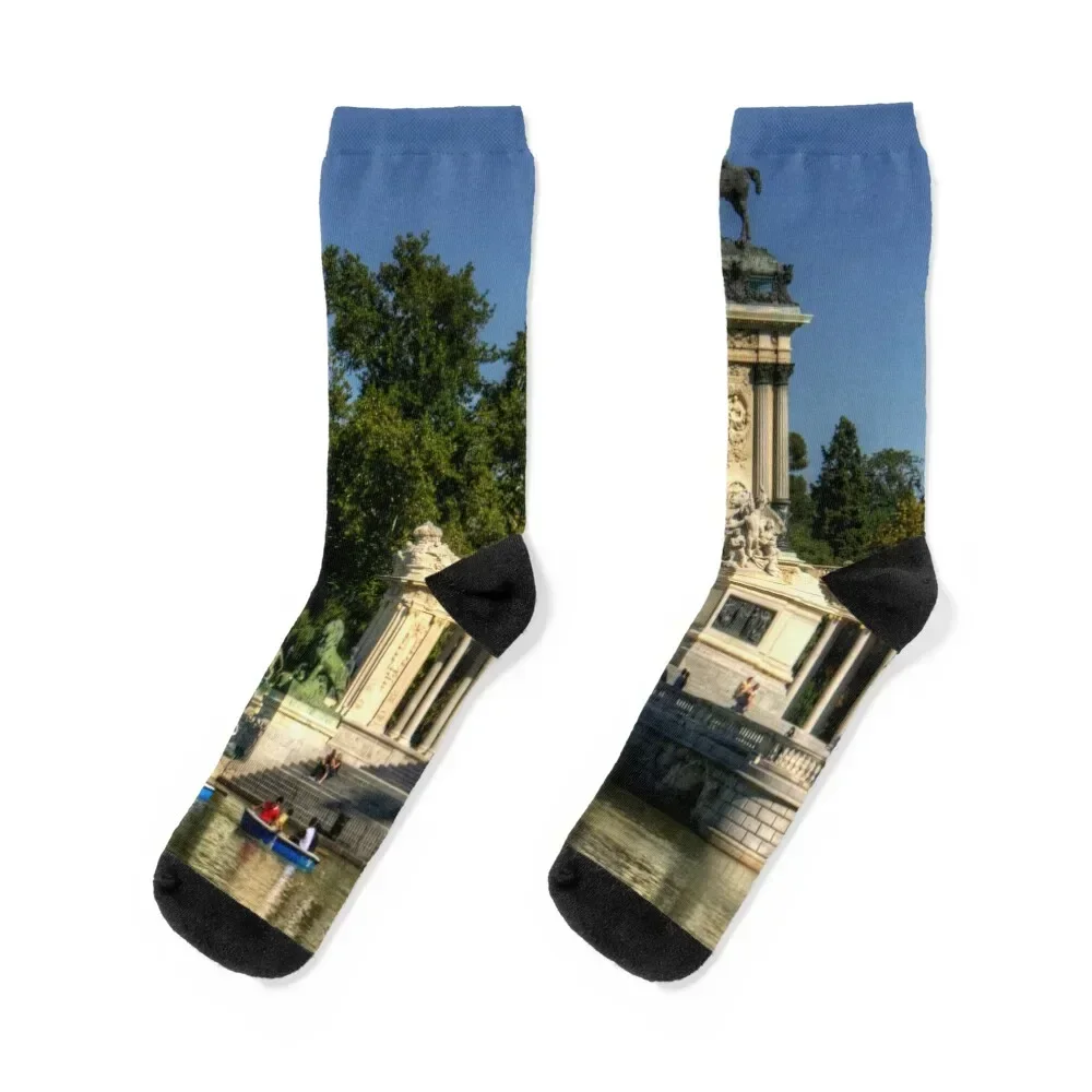 

Monument in Buen Retiro Park Socks shoes set luxe Socks Girl Men's