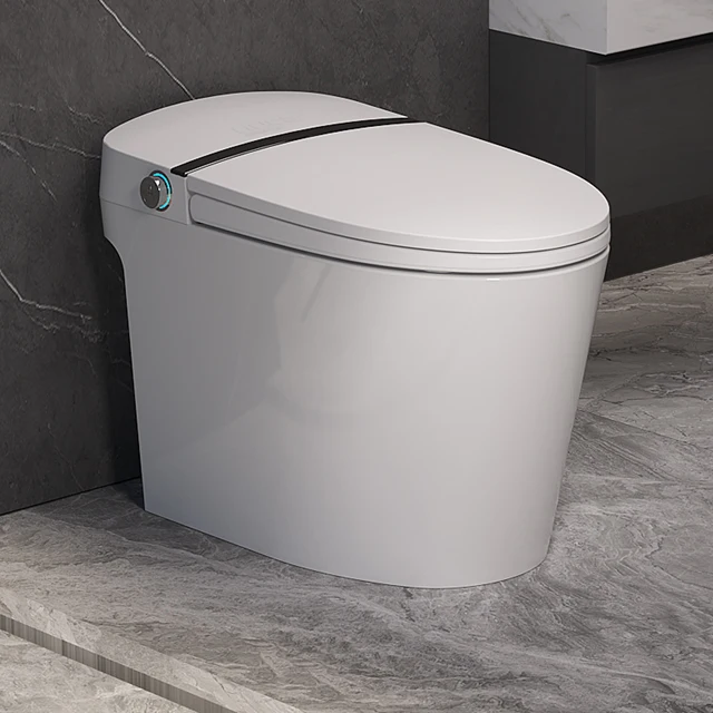 NUCA Premium Modern Floor Mounted Intelligent Toilet Automatic Electric Smart Bidet Bathroom Auto Clean Wc