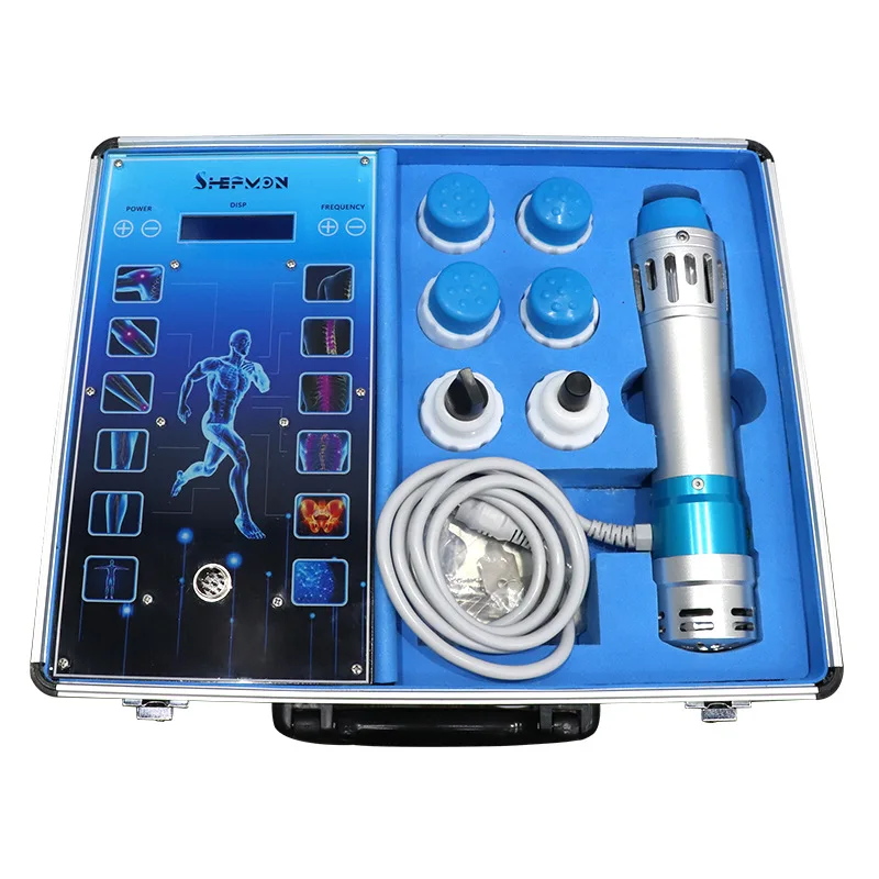 

External physical therapy shock wave massager for treating pain electromagnetic focusing shock wave therapy machine