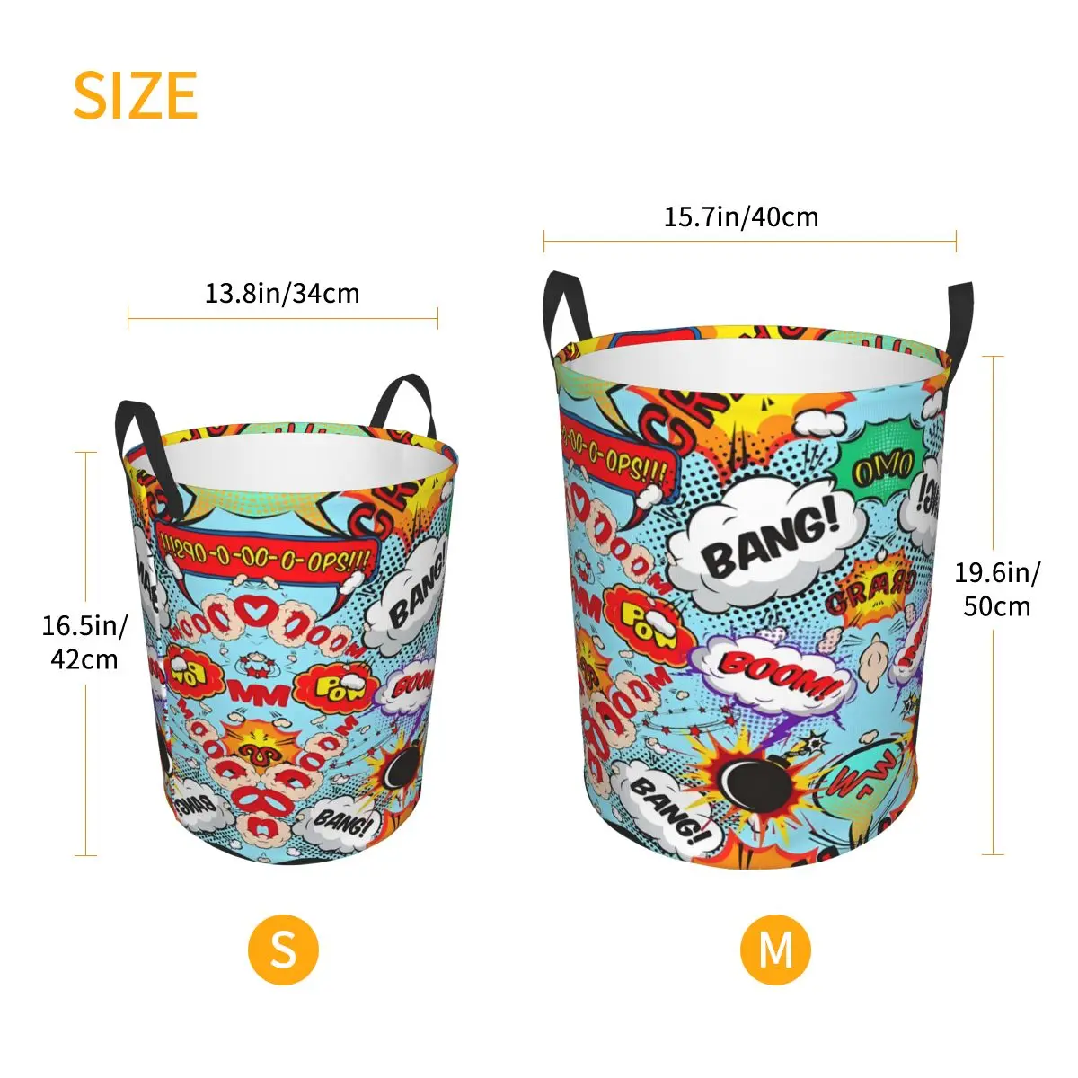 Custom Bingo Laundry Basket Foldable Cards Game Clothes Toy Hamper Storage Bin for Kids Nursery
