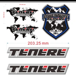 For Tenere 700 1200 1200XT 1200Z ADVENTURE TOURING SUPER Tank Pad Protector Trunk Luggage Stickers Emblem 2019 2018
