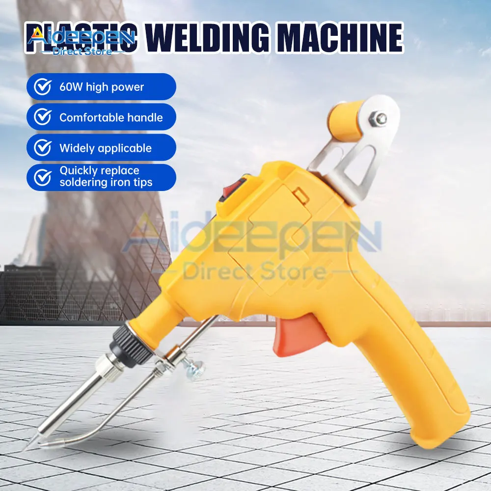 

New Multi-Function Iron Welder Automatically Soldering Gun 220V/110V 60W Hand-Held Internal Heating Send Tin Welding Repair Tool