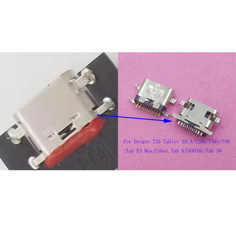 USB-зарядное устройство, зарядная док-станция, разъем типа C, разъем для планшета Doogee T20, T20S, T30S, T40, E3 Max, Cubot Tab 30, KINGKONG, 1-10 шт.