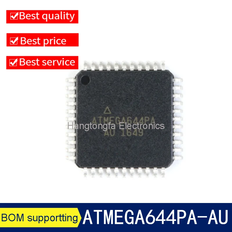 ATMEGA644 ATMEGA644PA ATMEGA644PA-AU TQFP-44 Chip 8-bit Microcontroller IC Integrated Circuit