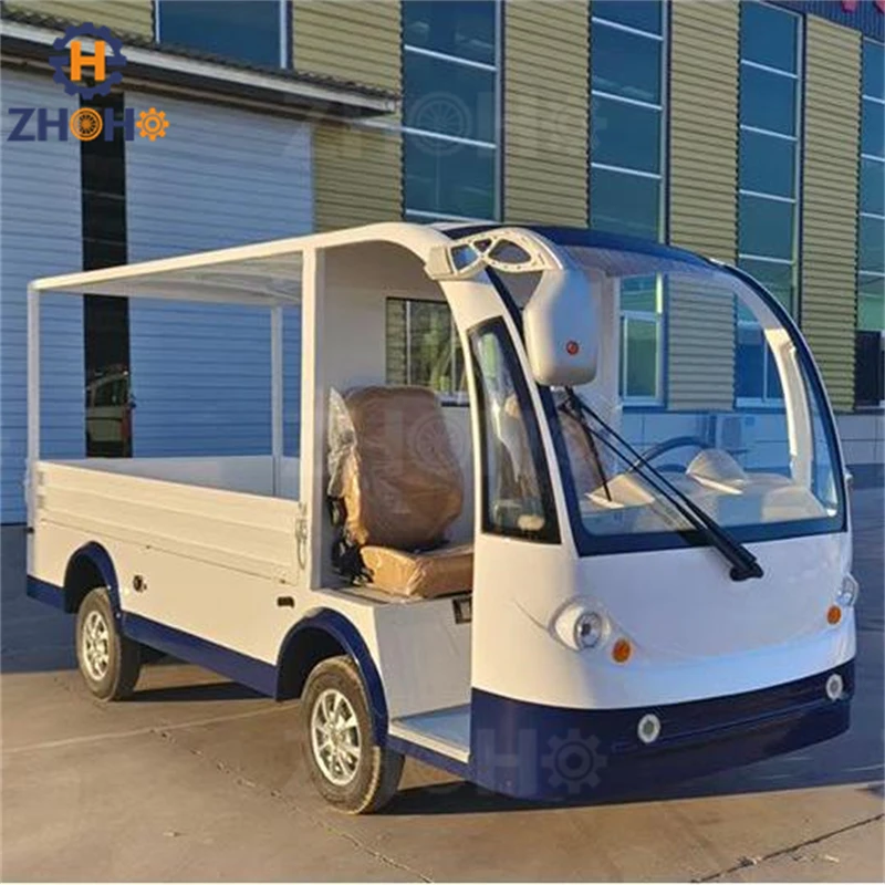 14 Seater Classic Electric Sightseeing Shuttle Bus with Steel Structure and Customized Color Cheap Mini Made in China