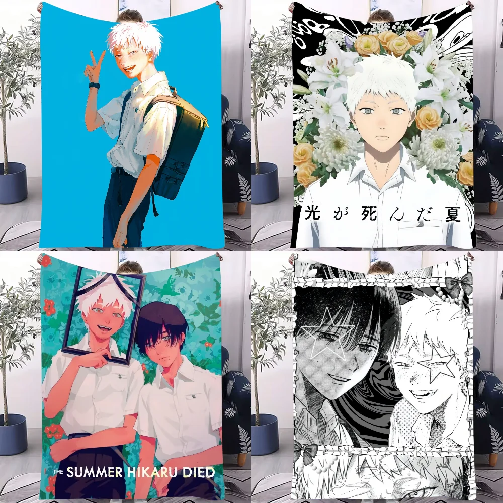 

Anime The Summer Hikaru Died Blanket Design Lightweight For Dorms, Naps, Living Room, Office,Sofa,All-Season