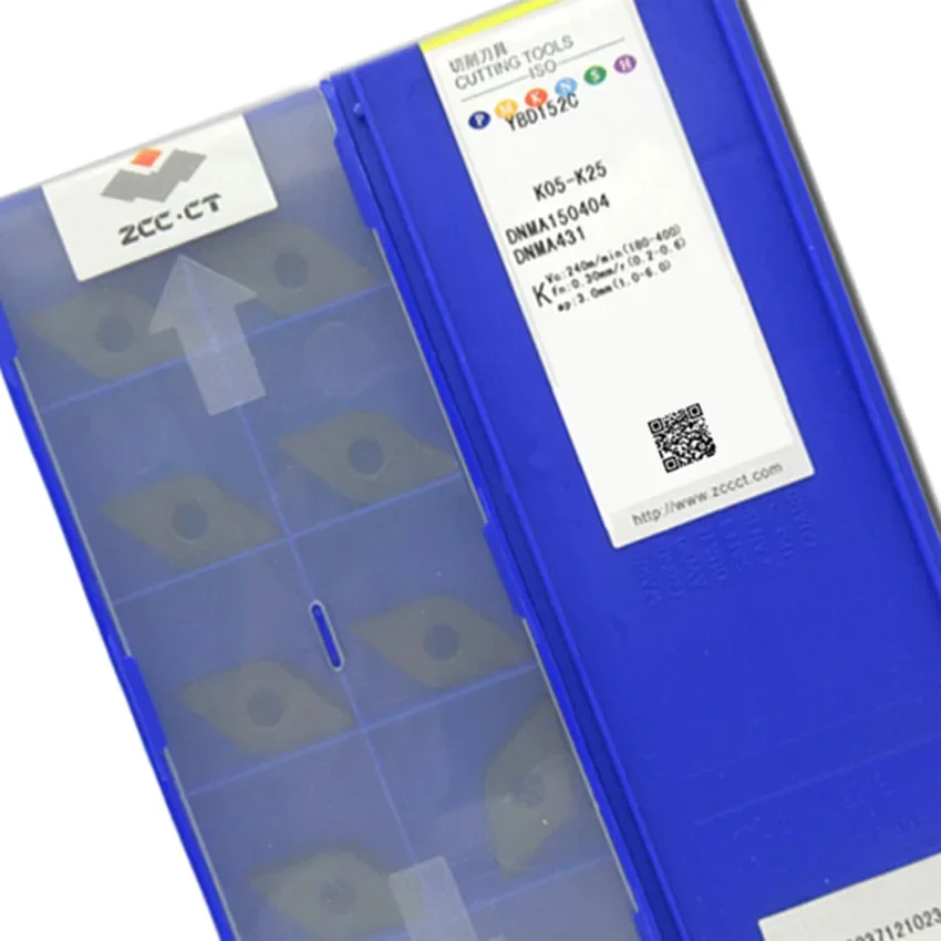 

DNMA150404 YBD152C/DNMA150408 YBD152/DNMA150608 YBD052/DNMA150608 YBD152 ZCC.CT Твердосплавные пластины с ЧПУ, токарные инструменты, 10 шт./кор.