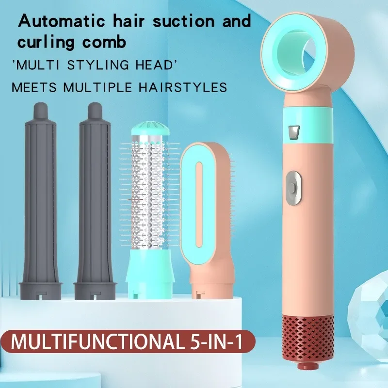 5 in 1 Hair Dryers Multi-purpose Hot Air Comb Professional Air Hair Styler Hair Curling Straightening Hot Air Brushes