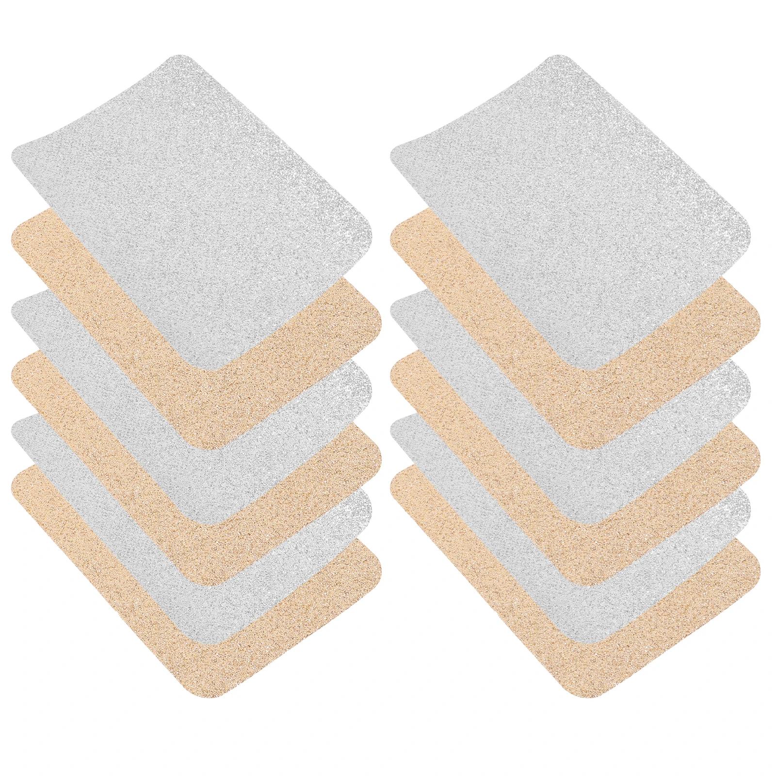 

12pcs Iron On Patch Large Clothing Rhinestones Sewing Holes Multi-use Repair Patches Decorative Back Adhesive Bright Colors