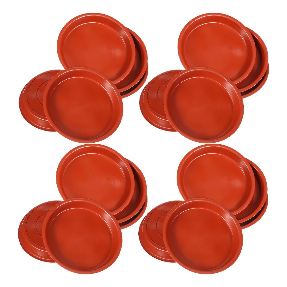 

20Pcs Round Flower Pot Tray Plastic Plant Saucer Tray for Indoor Outdoor Potted Plants Drainage Base Plant Saucers
