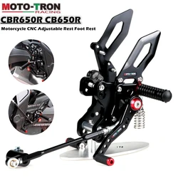 Motorcycle CNC Adjustable Rear Set Foot Rest For HONDA CB650F CBR650F CB650R CBR650R Foot Rest