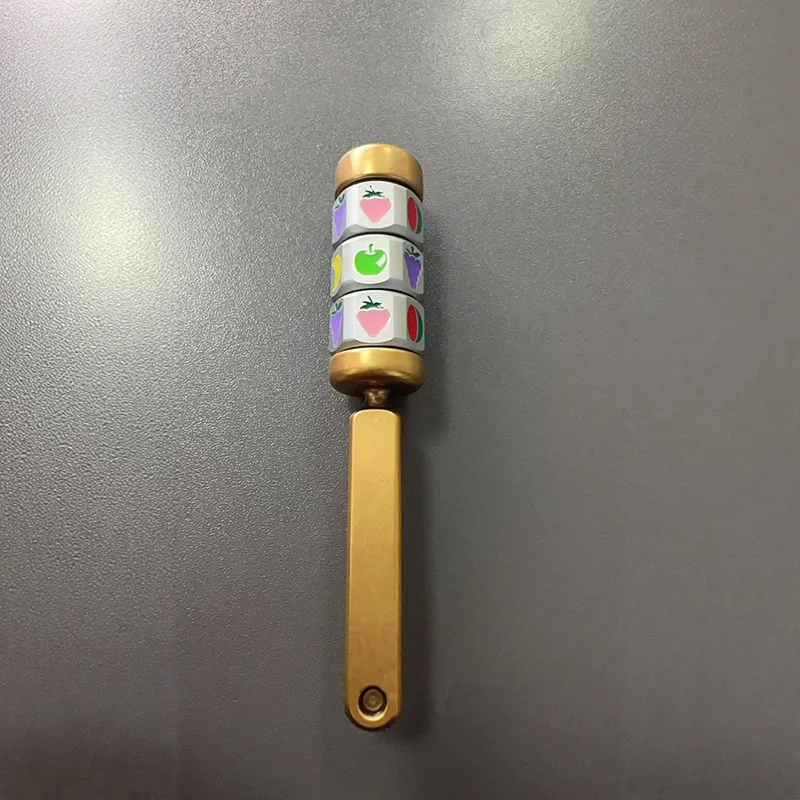 الفاكهة محظوظ عجلة تململ سبينر متعة EDC المعادن لعبة لتخفيف التوتر ADHD تركيز لعبة مكتب سطح المكتب تململ لعبة