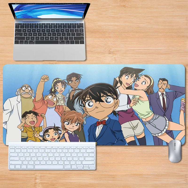 

Anime Detective Conan Mouse Pad 90cm*40cm Extra Large Male Edge-Locked Office Desk Mat Computer Keyboard Pad Student