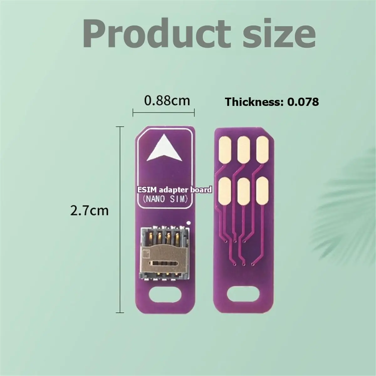 TPC ESIM to Nano SIM, ESIM Card Adapter Conversion Board, ESIM Lab Test, Solderless Cable for 5x6mm Chips