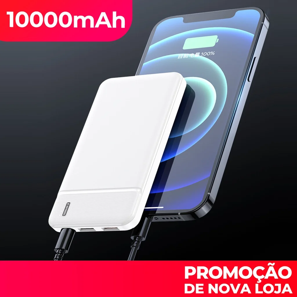 Cargador portátil para teléfono móvil, batería externa de 10000mAh y 5000mAh con USB, práctico, económico, envío gratis