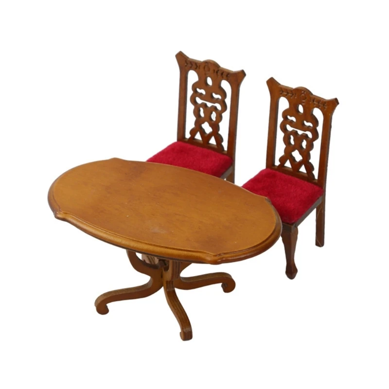 

Кукла -хаус винтажный стул модель модели на дисплее стул Игрушка 1:12 Масштабная мебель