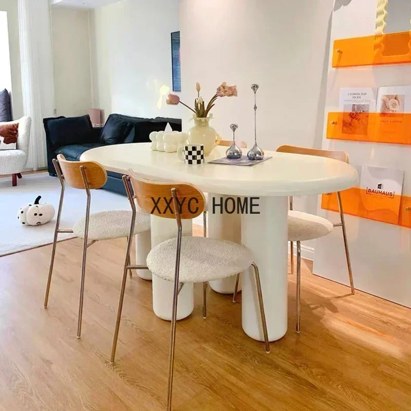 Открытый сад, обеденные столы для макияжа, круглый кофейный геймер, многофункциональная кухонная мебель Mesas De Comedor DX50CZ