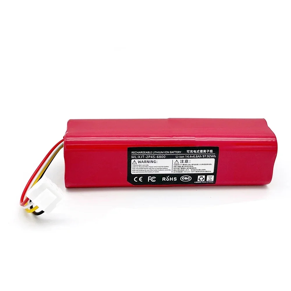 Imagem -05 - Bateria para Trifo Max-p Max-s Robot Limpador Inteligente 100 Nova Bateria 14.4v 6800mah Inr18650 Sun-inte2784s2p