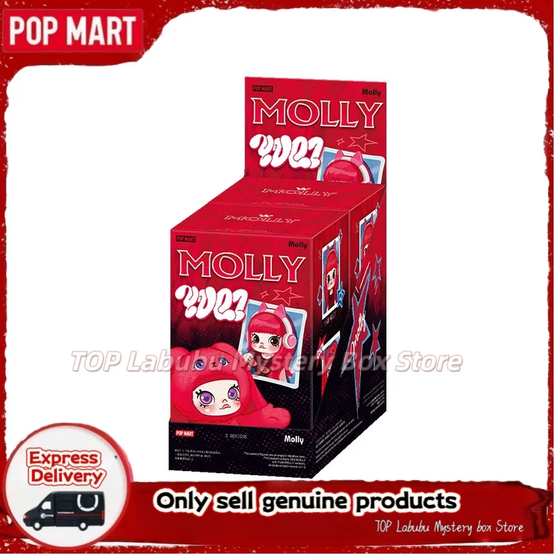 HOT Original POP MART Molly × Yuqi Series 1/8 Series Action Figure