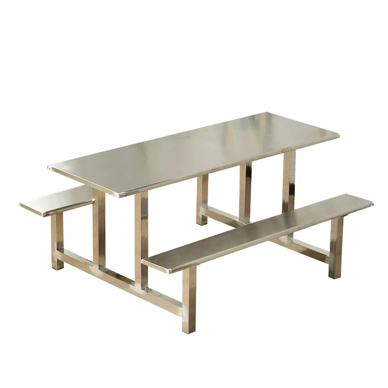 

Stainless steel, dining table, school, students, cafeteria, dining room, dining table and chairs, combination, staff