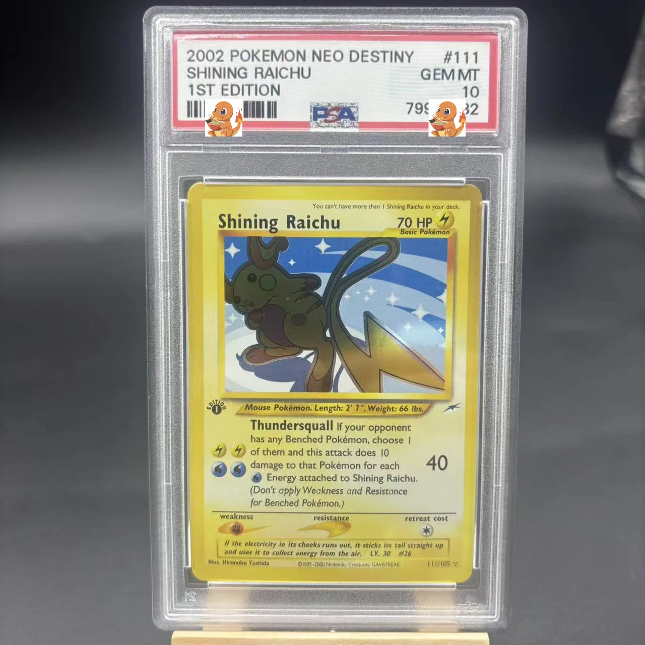Diy 1 stks/set Pokemon PTCG PSA Mewtwo GX Seismitoad Self Control Verzamelen Handtekening Trading Flash Card Anime Cartoon Gift - afbeelding 1