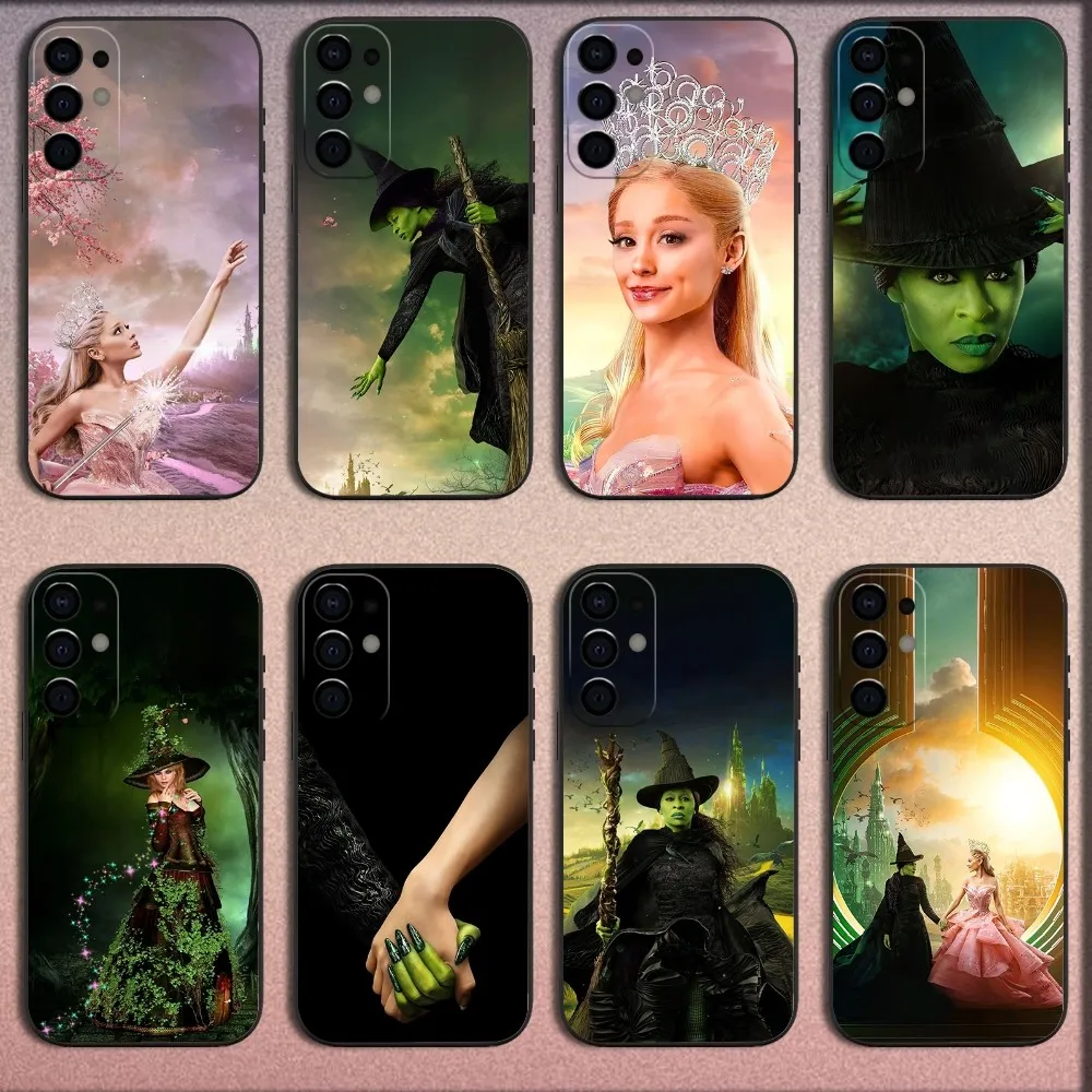 A-Ariana G-Grande Wicked Phone Case For Samsung S25,S24,S21,S22,S23,S30,Ultra,S20,Plus,Fe,Lite,Note,10,9,5G Black Soft Cover