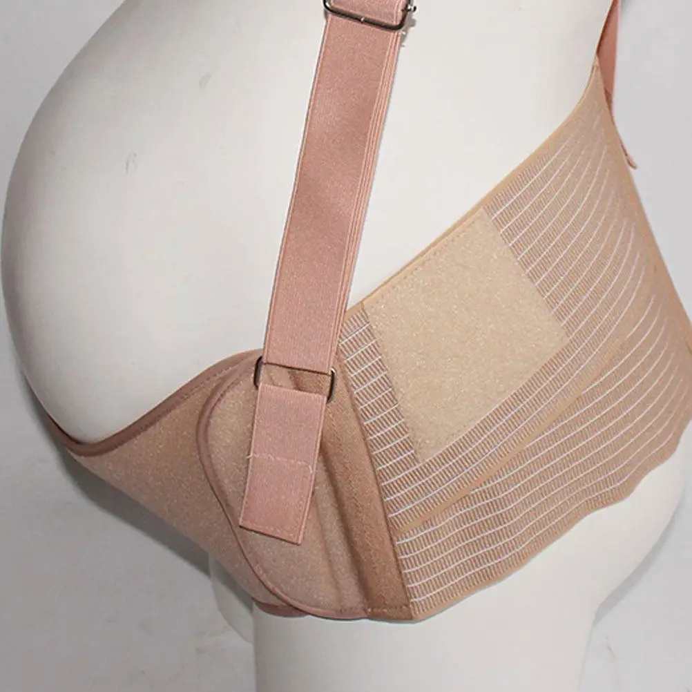 Pregnancy Belly Support Band Shoulder Strap For Pregnant Women Breathable Belt Daily Wear Provides Abdominal Compression