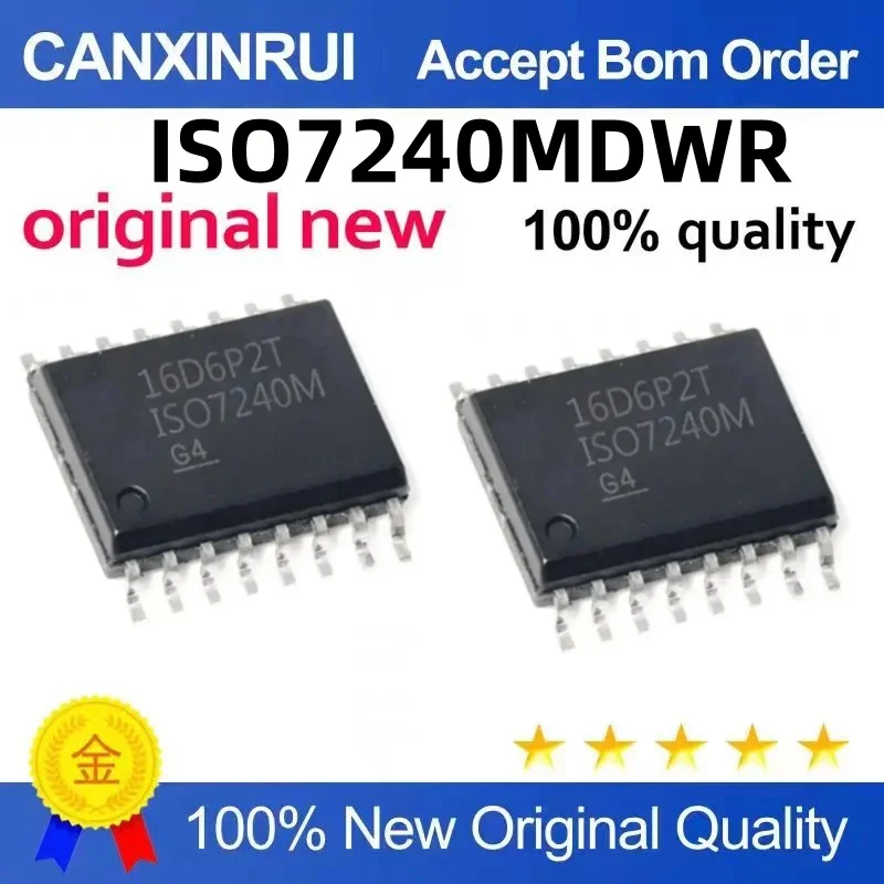

ISO7240MDW ISO7240MDWR Digital Isolator Chip SOP16 Package ISO7240M