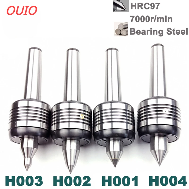 OUIO MT2 MT3 MT4 MT5 Morse Top Center  CNC Lathe Rotary Center Standard Double Cone Head Live Center Morse turning center