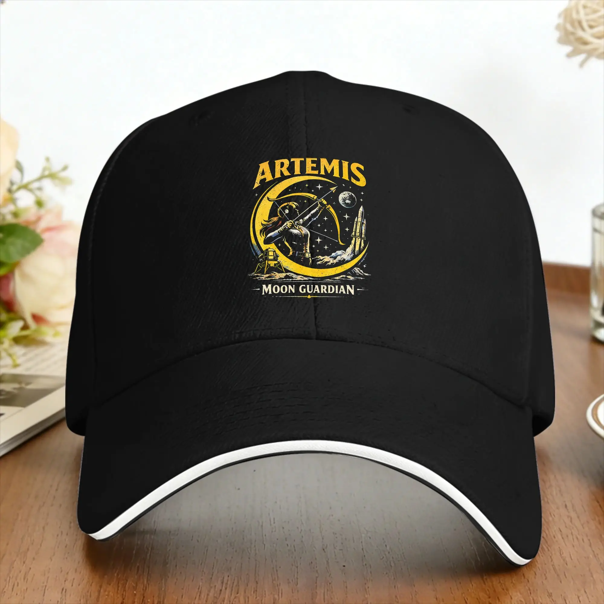 Artemis Moon Guardian Celestial Space Myth Identity Baseball Cap Summer Casual Trucker Hat For Female Male Sun Baseball Caps