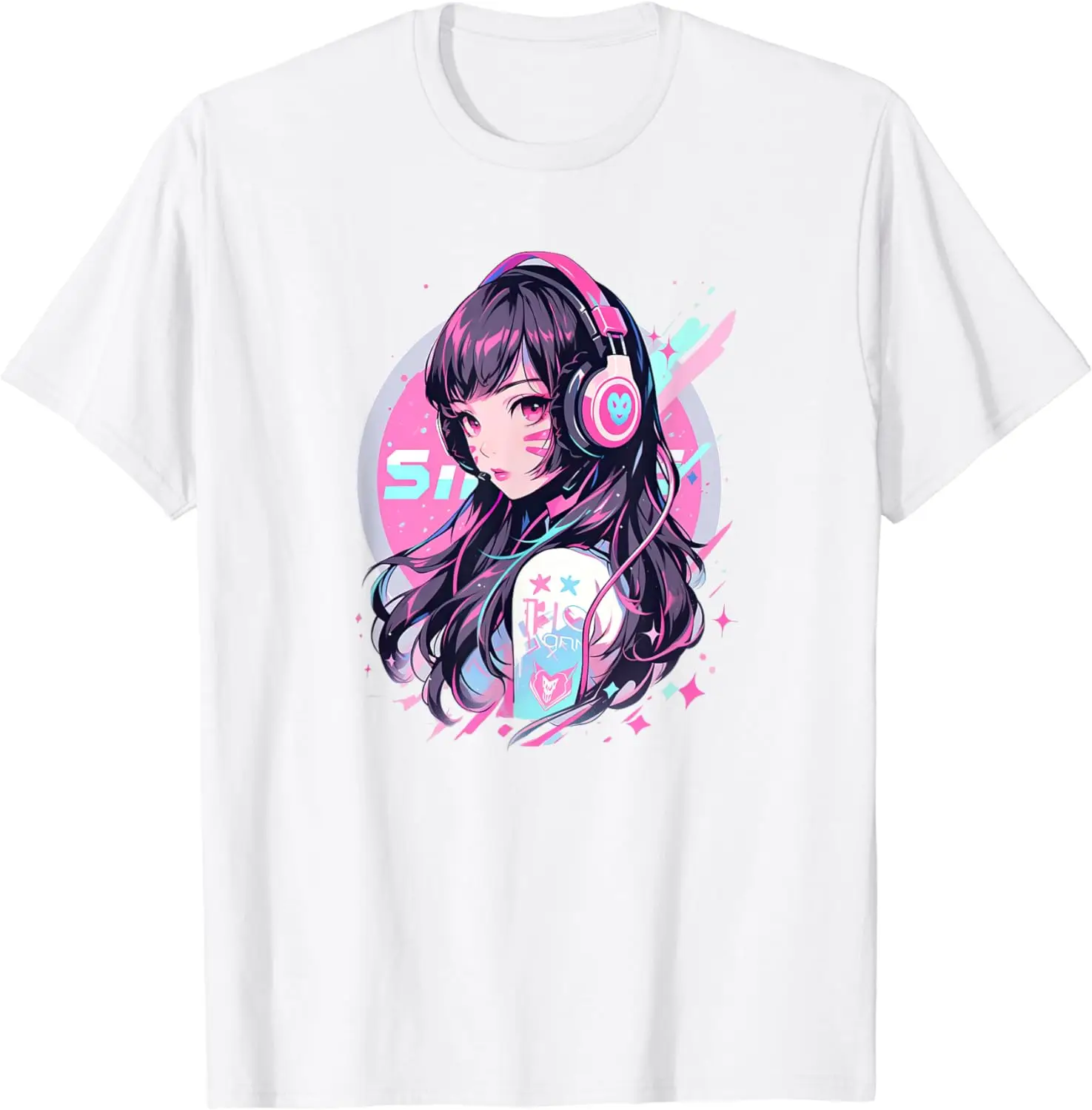 Gamer Girl funny Pastel Japan Anime Streamer Japanese T-Shirt