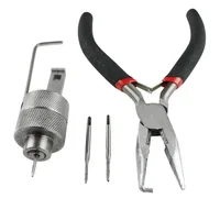 Extractor de pasador de bloqueo de coche, herramienta de reparación, herramienta de extracción de cilindro de encendido, llaves bloqueadas en el Kit de abridor de coche, Kit de herramientas de reparación con caja