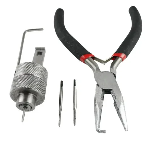 Extractor de pasador de bloqueo de coche, herramienta de reparación, herramienta de extracción de cilindro de encendido, llaves bloqueadas en el Kit de abridor de coche, Kit de herramientas de reparación con caja
