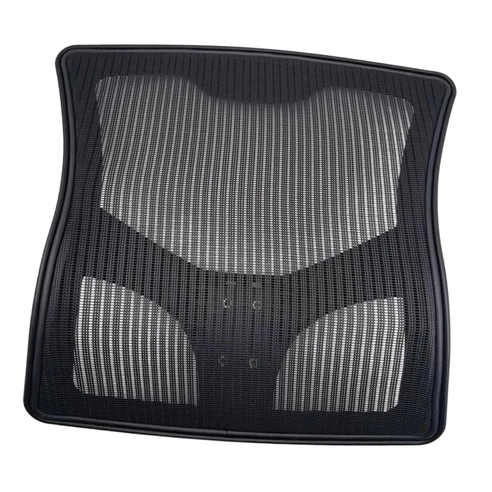 Breathable Mesh Exercise Bike Backrest Black Sturdy Support Ergonomic Fitness Accessory for Recumbent Bikes and Office Use