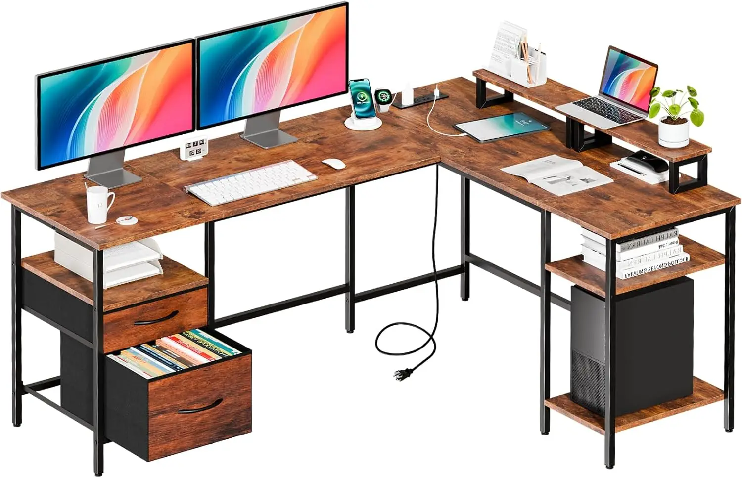 62 Inch L Shaped Ga…