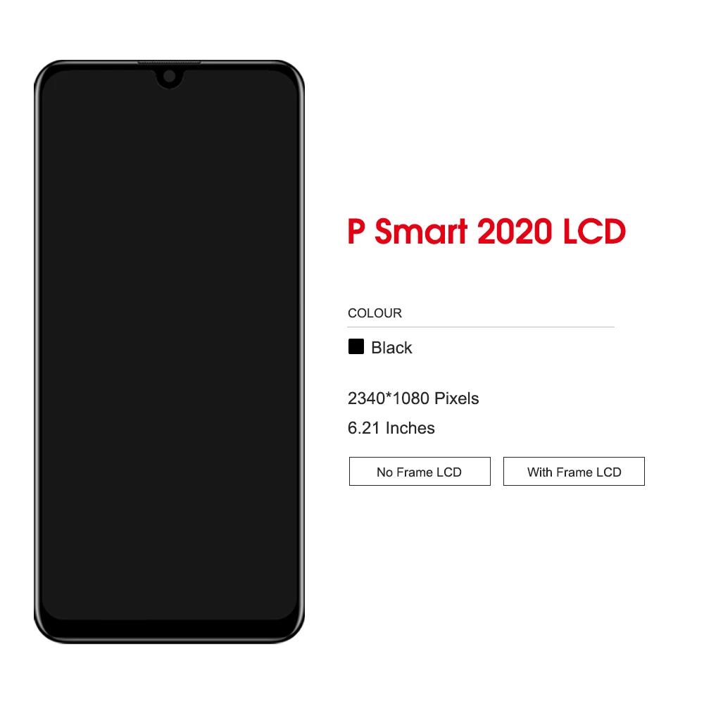 Ekran wyświetlacza do Huawei P smart 2020 wyświetlacz LCD ekran dotykowy Digitizer zgromadzenie do Huawei P smart 2020 POT-LX1A POT-L21