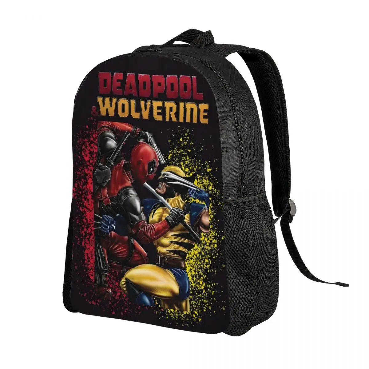 Custom Wolverine Cool Movie Laptop Backpack Women Men Basic Bookbag for School College Students Classical Film Bag