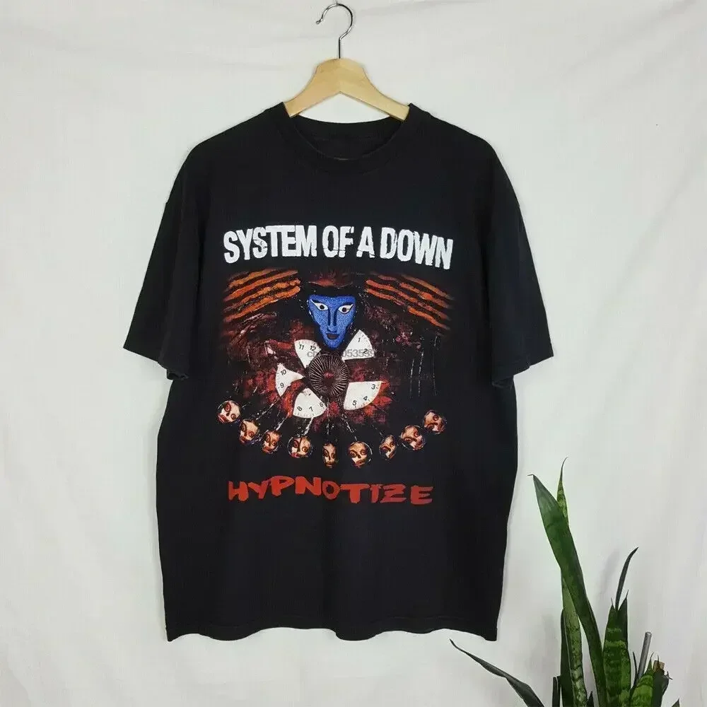 Hypnotize Soad Cotton Shirt An1023 2024 NEW Popular System Of A Down T-Shirt  graphic t shirts  men clothing  COTTON 2024