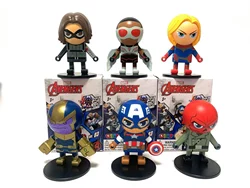 Marvel Avengers Dynamic Wall Climbing Thanos Captain American Falcon Winter Soldier Dolls Gifts Toy Model Anime Figures Collect