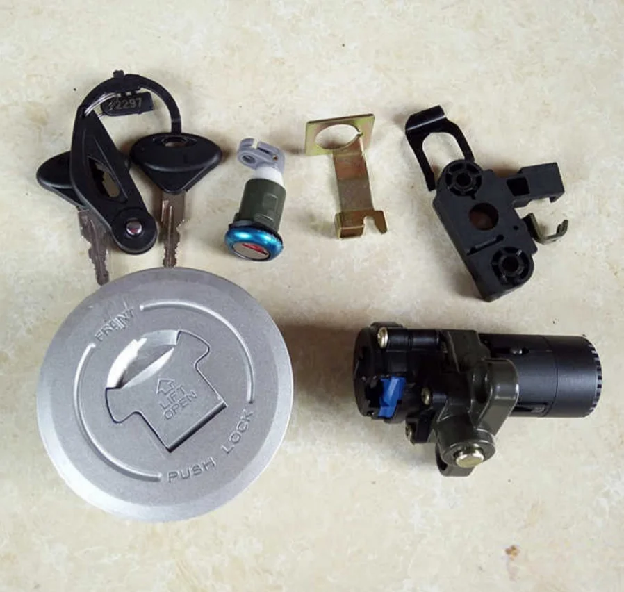 Motorcycle Full Set Locks Ignition Lock Fuel Tank Cap Key Kit For Benelli TRK502X BJ500GS-A