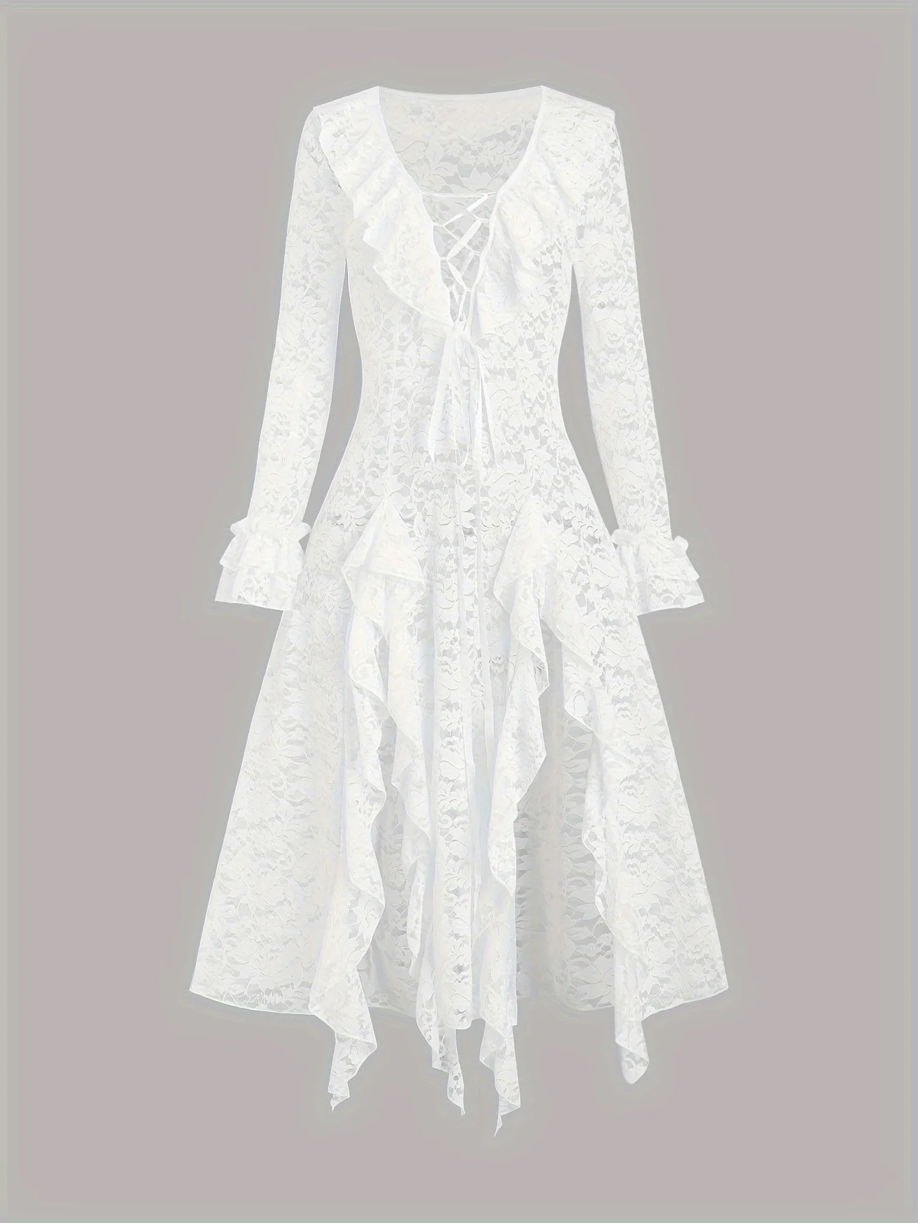 

Европейская и американская модная женская одежда, однотонные прозрачные длинные топы с оборками и комплекты платьев А-силуэта с лямкой на бретельках