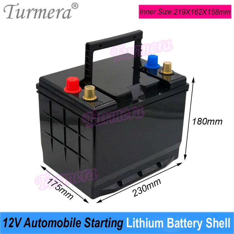 Turmera 12V pojemnik na akumulator samochodowy rozruch obudowy baterii litowych dla serii 55D23 60D23 86610R wymień 12V do stosowania