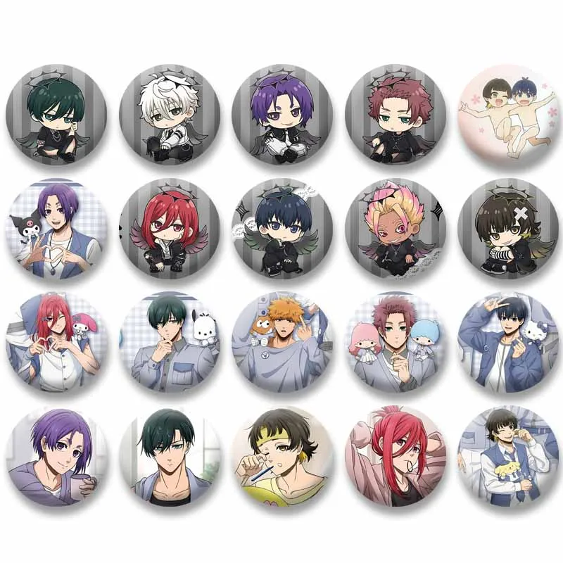 

Anime Blue Lock Exquisite Brooch Cartoon Character Cosplay Badges Creativity Enamel Pins Backpack Clothing Jewelry Accessories