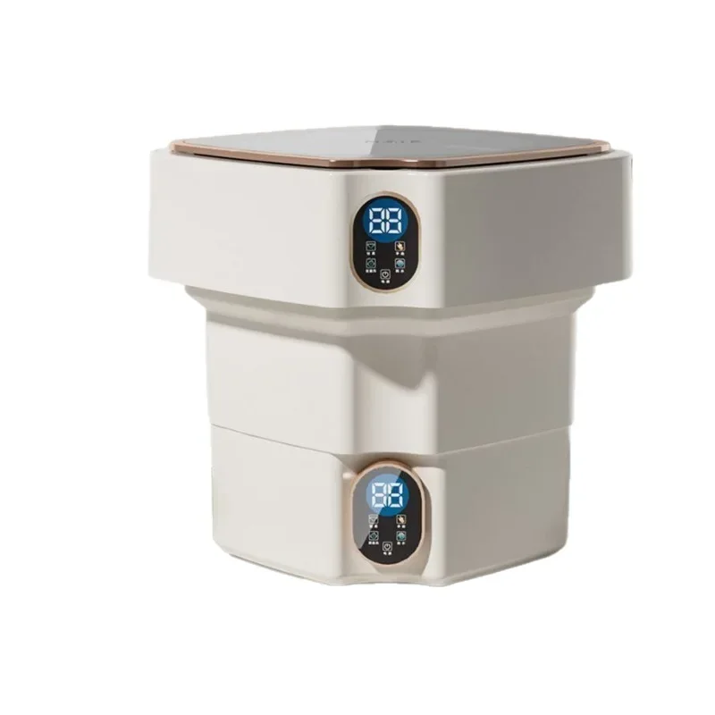 

Fully automatic folding mini washing machine portable infant dormitory washing socks