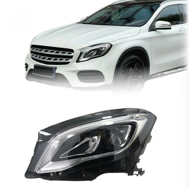 W156 GLA 2017-2019 LED Front Headlight Assembly Fit GLA180 GLA200 Auto Lamp Parts OEM 1569067500 1569067600