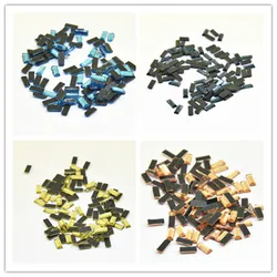 1440pcs/lot Rectangle HotFix Rhinestones 2.5x5/3x7mm Iron On Flatback Hot Fix Stones Colorful Crystals For diy Luxury Dress